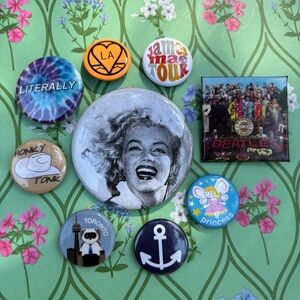 Button Pin Collection